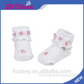 Top quality crocheted baby socks baby pink socks, cheap infant socks